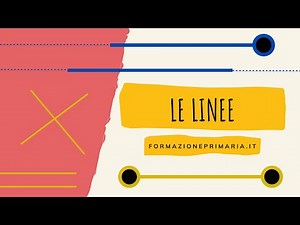Le linee - Geometria - Primaria
