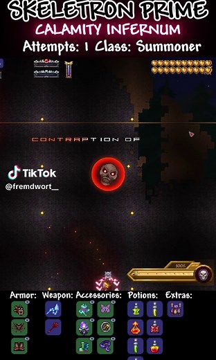 Terraria Calamity Infernum Summoner: Skeletron Prime Guide