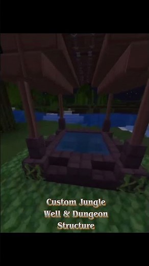 Custom Jungle Well & Dungeon | Minecraft Bedrock