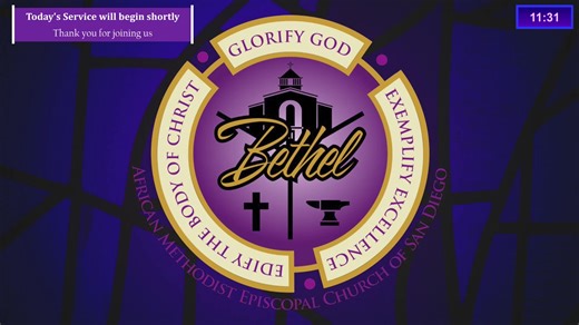 Join us every Sunday at 10AM for LIVE service! | Bethel AME San Diego