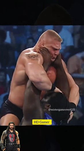 Brock Lesnar vs Mark Henry: The Beast vs The World's Strongest Man! 😱🔥 #shortsfeed #viral #shorts