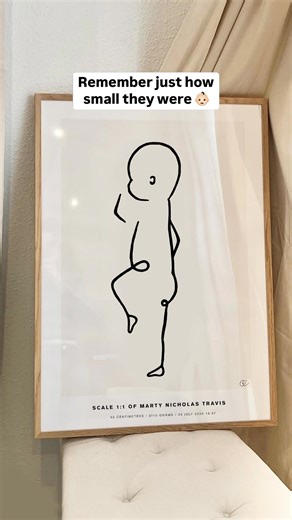 👶❤️ Cherish the birth of your baby with a 1:1 scale illustration that captures their first moment. Because they grow fast — and they will never be this small again. 🎁 Start designing now | The Birth Poster