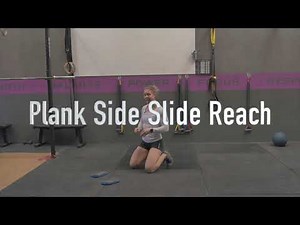 Plank Side Slide Reach