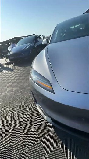 2024 Tesla Model 3 Performance in QuickSilver at Electrify Expo