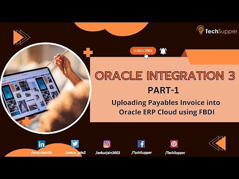 Uploading Payables Invoice into Oracle ERP Cloud using FBDI | Oracle SaaS| OIC | Oracle #oic #oracle