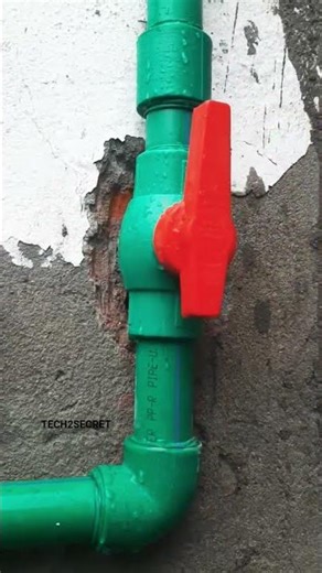 Pipe fitting ppr ball valve, Plumbing water supply Gadgets flow control device #shortsfeed #tech