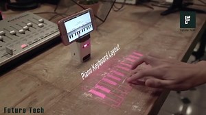 最先进的虚拟激光投影键盘 梦想中的投影键盘长这样