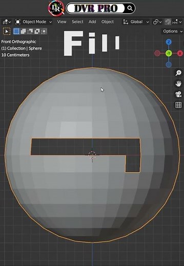 Blender Keyboard Shortcut ➦ Fill