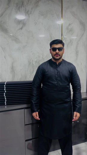 Premium Black Cotton By Faisal islam Studio Order Now Our Cotton Collection #faisalislamstudio #premium #cotton #gents #suits