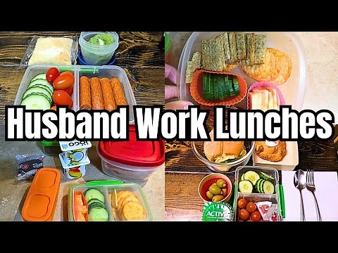 EASY ADULT WORK LUNCHES | SIMPLE & REALISTIC WORK LUNCHES | CONSTRUCTION WORKER LUNCHBOX