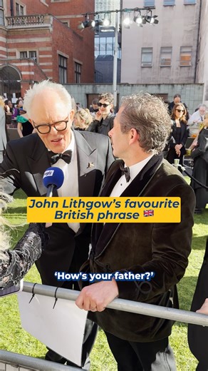 John Lithgow shares his favourite British phrase - but he may have never understood what it meant 🤣🇬🇧 #OlivierAwards | Magic Radio