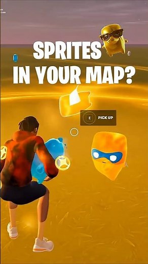 Add Sprites to Your Fortnite Map ✨