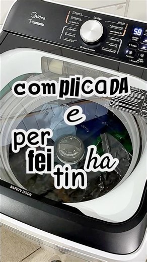 Amo Ela! Lavadora Midea Wave-Agitator
