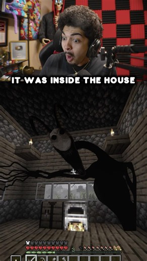IT WAS INSIDE THE HOUSE #minecraft #scary #gaming