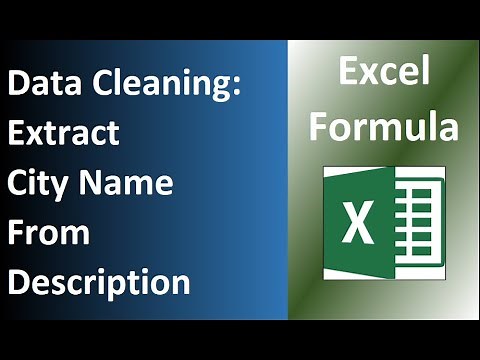 Excel Formula: Extract City Name from Description. Excel Magic Trick 1839