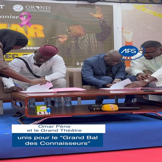 Je tiens à adresser mes sincères remerciements au Directeur général du Grand Théâtre National Doudou Ndiaye Coumba Rose Monsieur Serigne Fall Guèye et à toute l’équipe de Sen’Art Vision, représentée par son manager Moustapha Dieng, pour l’accueil chaleureux qui m’a été réservé au Grand Théâtre. Ce moment d’échanges a été à la fois convivial et porteur d’espoir pour la valorisation de notre culture et de notre musique. Je me réjouis particulièrement du **lancement du “Grand Bal des Connaisseurs” 