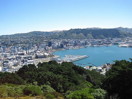 Mount Victoria Lookout in Wellington, New Zealand