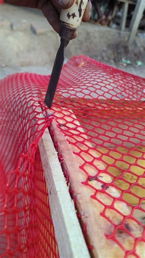 Don’t Cut Net Wrong! Proper Poultry Net Cutting Technique #net #cut #woodworking
