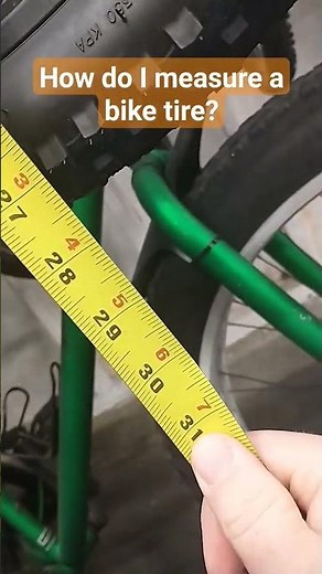 How do I measure a bike tire? #shorts