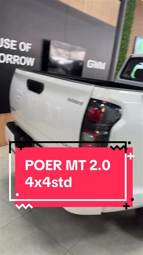 POER MT 2.0 en su versión 4x4std Precio $22,990 modelo 2027 para más información déjame tu comentario o escríbeme al interno #poer #gwm #greatwallmotors #4x4 #SectorAutomotriz