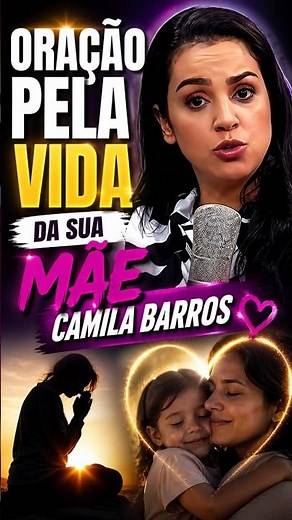 A prayer to protect your mother 🙏 God will watch over her today! Camila Barros