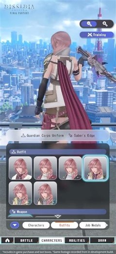 Dissidia Duellum *Lightning* #dissidiaduellum #dissidia #dissidiafinalfantasy #finalfantasy