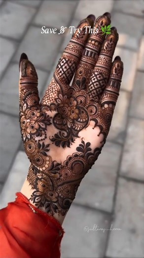 beautiful henna tutorial 😍 | Aesthetic mehendi design✨ #shorts #mehndi #henna