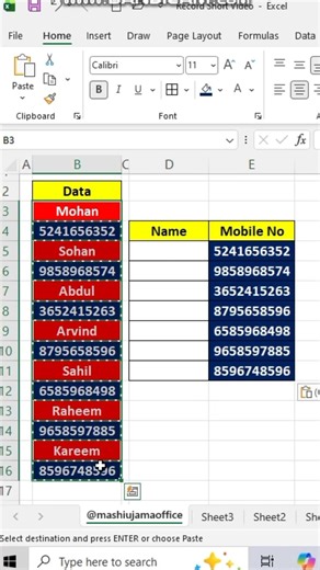 ✅ Seperate Name & Number in Excel #shorts #excel #exceltricks #youtubeshorts