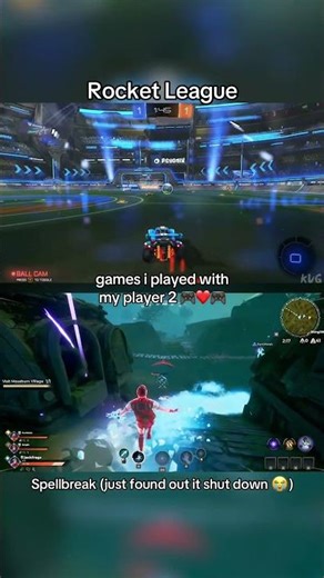 Rocket League & Spellbreak = couple goals
