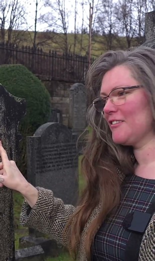 She found what in the graveyard!