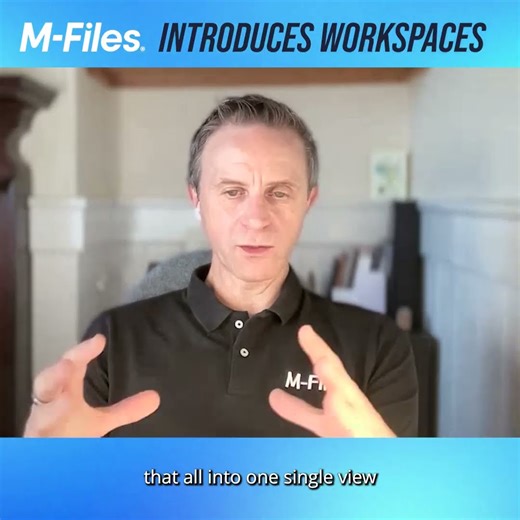 M Files Workspaces by Tony Grout