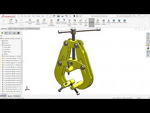Solidworks tutorial | Design of Tube Welding Clamp in Solidworks