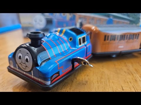 Tin Thomas the Train Box Wind-up Toy