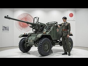 A complete look at the Japanese Army's 2026 Ho-Type 1 heavy machine gun-equipped four-wheeled arm...