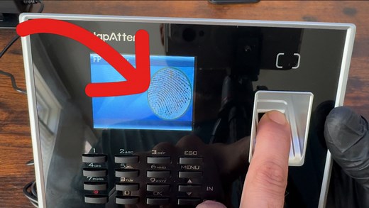 Watch Unboxing Demo Under 2 Min | Hapattend Fingerprint Time Clock on Amazon Live