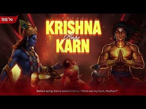 Last Epic Conversation Of Mahabharat | Krishna Aur Karn | Hindi Rap