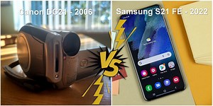 Старий японець проти Samsung: битва відеокамер (чи побиття) на прикладі Samsung S21 FE, Canon DC 21 та Samsung GT-i8262