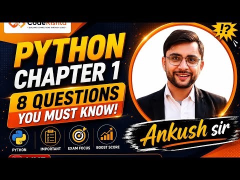 Python Chapter 1 Most Important Questions 2026 | Exam Preparation O Level, BCA & 12th @CodeRishta