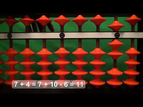 Easy Addition with the Abacus (Soroban): 1 digit + 1 digit, Part 2