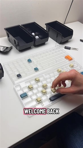 Pack this customers order with me 😁 #techtoppers #customkeycaps #smallbusiness #mechanicalkeyboard