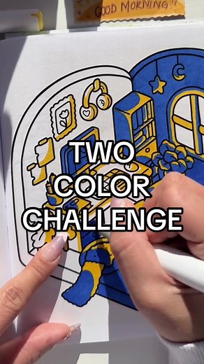 Two Color Challenge Fun with Alcohol Markers