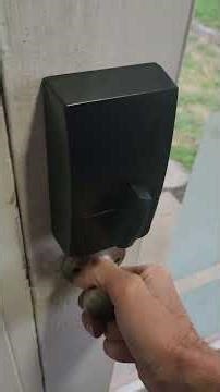 Aligning a deadbolt lock #deadbolt #handyman