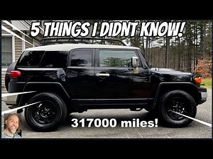 FJ CRUISER -5 things I didnt know before buying w 316000 miles!
