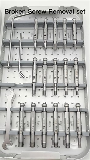 Broken Screw Removal Out Instruments Kit Screw Extractor Orthopedic Surgical Instrument Intramedullary Nail Remove Set