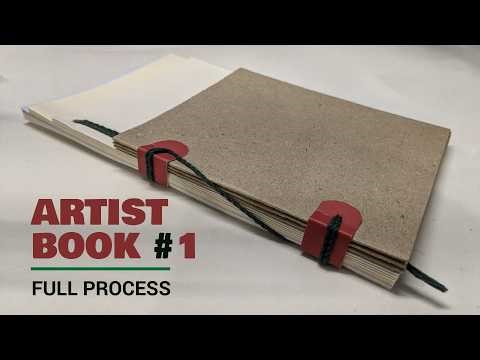 How to Make an Artist Book | Full Process | Tanmoy Mitra