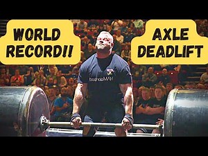 The Day the AXLE DEADLIFT World Record was Broken TWICE!
