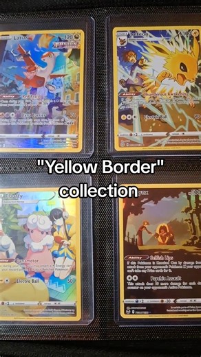 Yellow Border illustration rares #pokemon