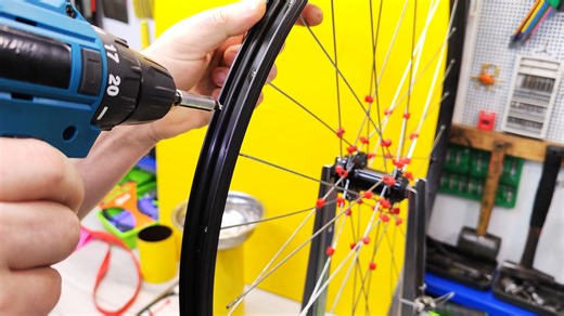 @good.bicycle.service on Instagram: "How to replace a bicycle wheel rim quickly without replacing the spokes. #bicyclewheel #bicyclerim #bicyclespokes"