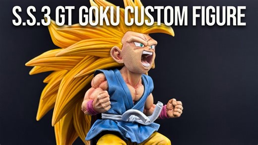 Repainting Super Saiyan 3 Kid Goku — Taking This Figure Beyond!