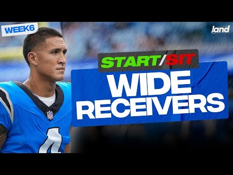 Week 6 Wide Receivers To START and SIT! (every matchup)